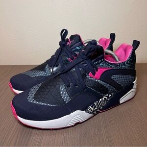 SIZE 9.5 MENS PUMA BLAZE OF GLORY WOVEN SNEAKERS